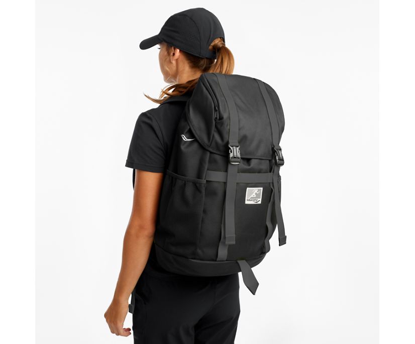 Women's Saucony Overhaul Backpacks Black | Singapore 347OKIR